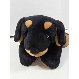 Russ Doberman Plush Black & Tan Puppy Dog Berrie for Target Stuffed Animal